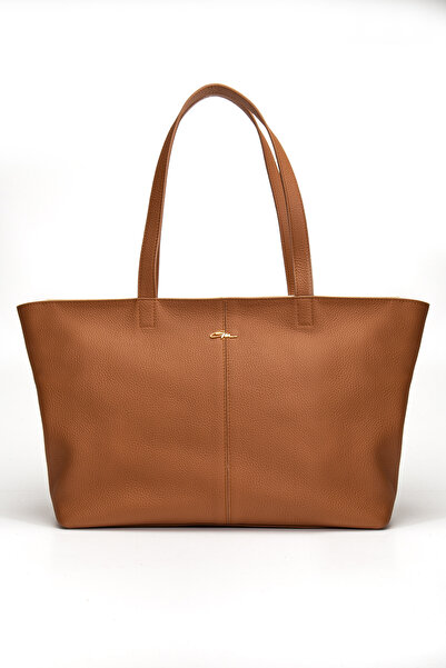 gio&mi Vera Shoulder Bag Genuine Leather Tan