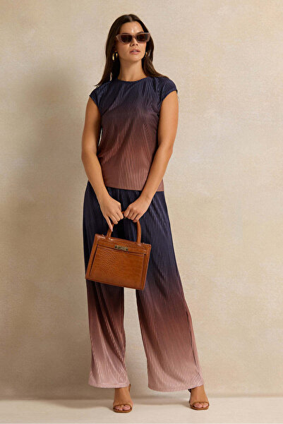 REDTAG Women Multicolour Plisse Embellished Top