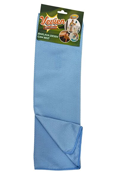 VEVİEN HOME Πανί καθαρισμού γυαλιού με μοτίβο μπακλαβά από μικροΐνες 50x70 εκ.