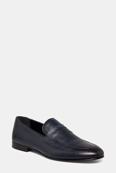 W Collection Dark Blue Leather Shoes