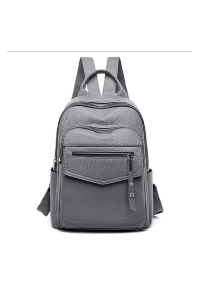 OEM Women's Backpack, Grey, 33x22x13 cm