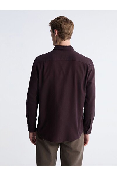 LC Waikiki Ανδρικό πουκάμισο ξυλοκόπου με μακρύ μανίκι SOUTHBLUE Regular Fit