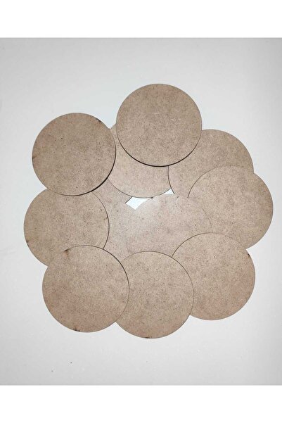 firdevsi hobi 100 bucăți suport pentru pahare din MDF brut cu diametrul de 8 cm