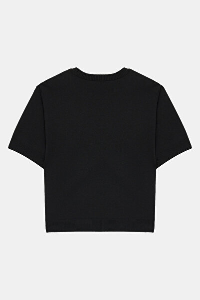 W Collection Black Short Sleeve Knitwear