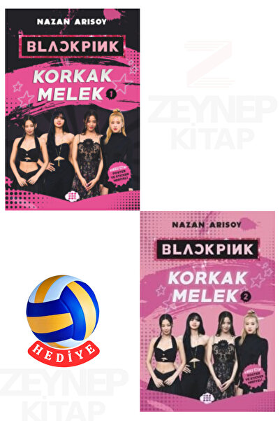 Dokuz Yayınları Blackpink Korkak Melek Seti 2 Kitap Set(Voleybol Topu Hediye)