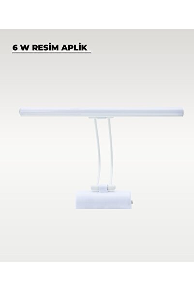 AC AYDINLATMA 6W White Flute Sconce 3200K (Yellow Light)