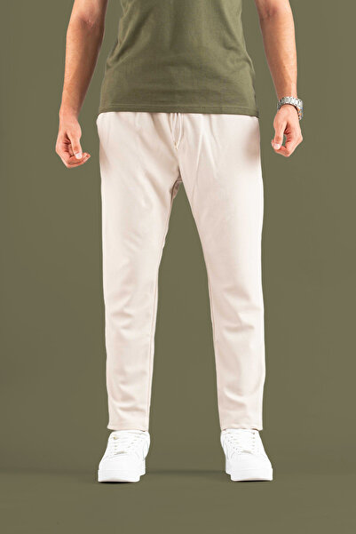 bombe Men's Elastic Waist Slim Fit Basic Cotton Jogger