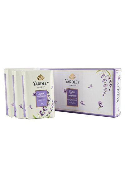 YARDLEY Pack Of 3 English Lavender Luxury Soap 3 x 100grams