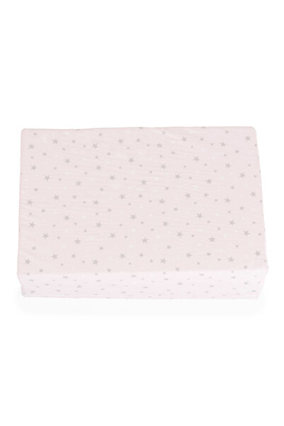 Hugzzz Mirage foldable travel mattress, 100% cotton cover, 120x60x6 cm, Pink