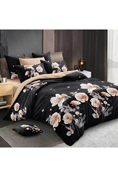 Patul Bed Linen, Satin Cotton, Sulphur, 2 Persons, Double Bed, 4 Pieces