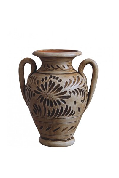 Decoratiuni Vintage Casa Retro Vas din ceramica antichizat manual, decorativ,...