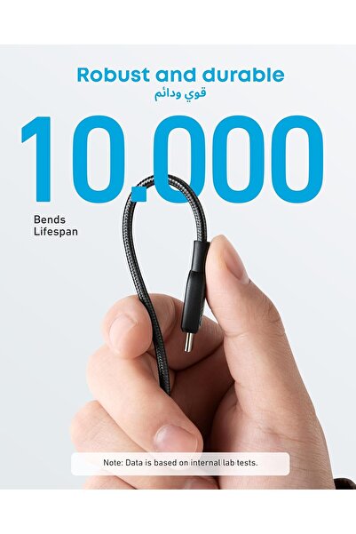 Anker USB-C to USB-C Cable, Fast Charging (3 ft, 2-Pack) - Black