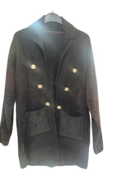 Mix Gold Button Detailed Soft Cardigan