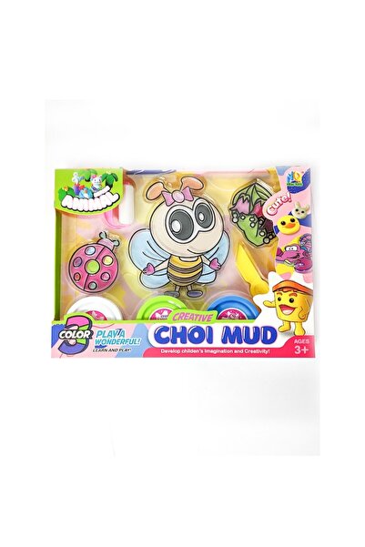OEM Choi Mud Creative Set, Animal Series - 3 Modeling Sand Containers, 3 Molds, Knife and Spreader Tool