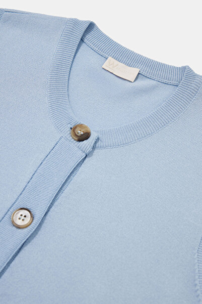 W Collection Blue Sleeveless Knitwear