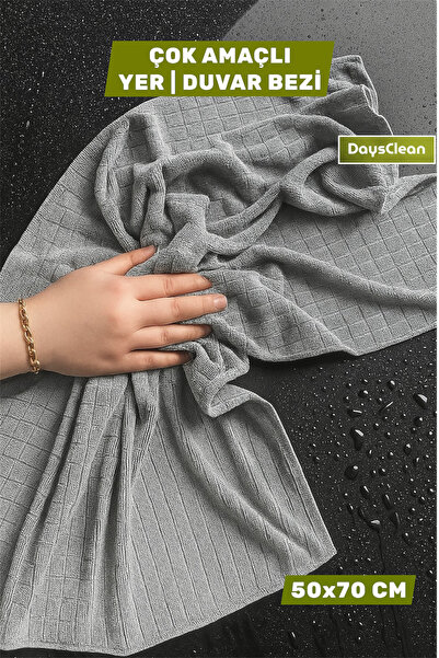 DaysClean En Büyük Boy Mikrofiber Yer Silme Bezi | Sıkılması En Kolay Genel T...