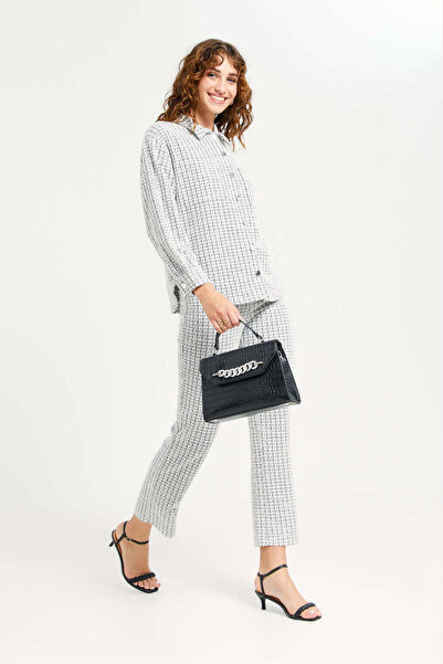 REDTAG Women Multicolour Jacquard Shirt