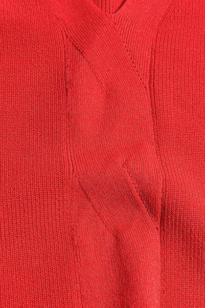 W Collection Red V-Neck Knitwear