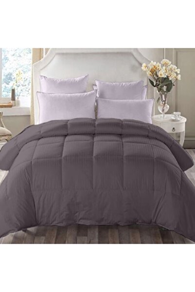 OEM Winter duvet with wool filling, 100% cotton damask cover, size 180x210 cm, brown