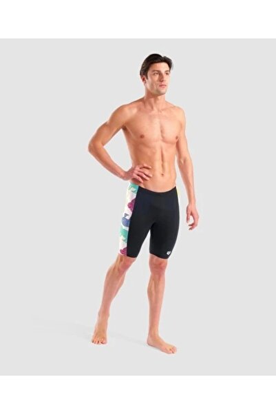 ARENA Men's in the Wild Swim Jammer/Black-White-Mu