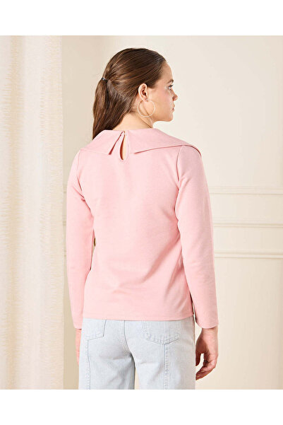 REDTAG Senior Girls Pink Bow Top