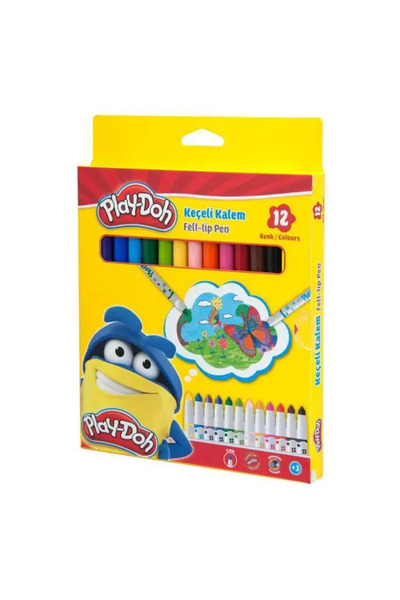 PLAY-DOH PLAYSET قلم بلاي دو 5 ملم 12 لون
