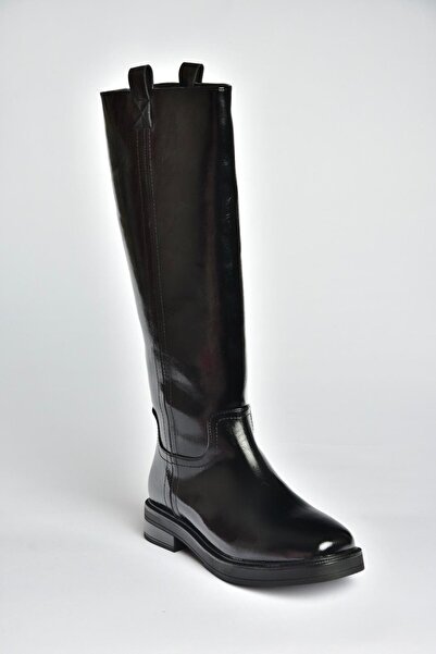 Fox Shoes V312513560 Black Rustic Low Heeled Women's Boots