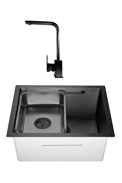 SanDonna SET CHIUVETA BUCATARIE HD5040 NEGRU + BATERIE NERA, NEGRU