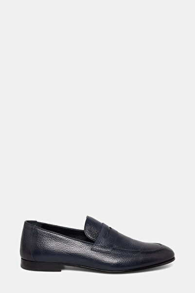 W Collection Dark Blue Leather Shoes