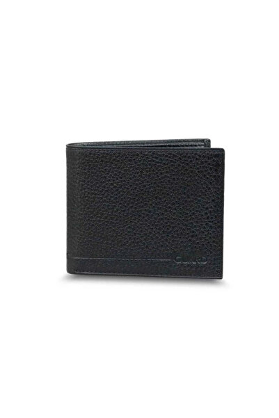 GUARD Black Double Python Horizontal Leather Men's Wallet