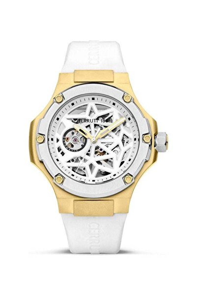 Cerruti 1881 ساعة رجالية - مينا زرقاء - 44 مم