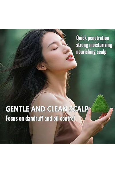 Greenlem Nature Triangle Shampoo Bar, Soap