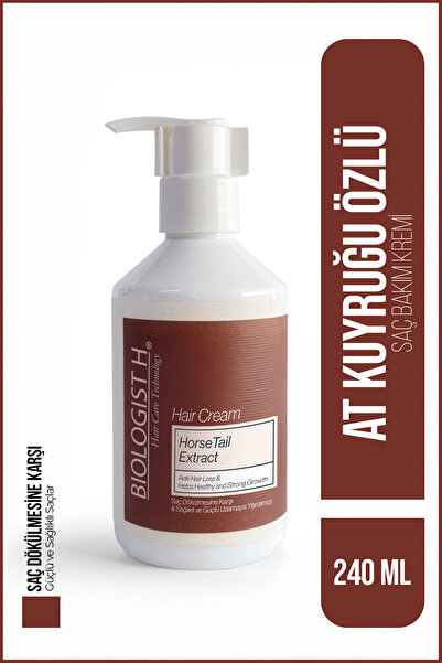 Bıologısth At Kuyruğu Özlü Saç Kremi Sağlıklı ve Güçlü Uzayan Saçlar 240 ML