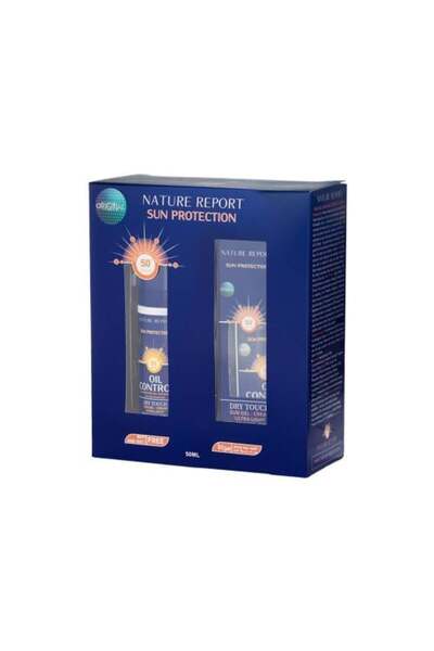 NATURE REPORT Nature Report Sunscreen Gel Cream for Oily Skin SPF 50 1+1 Free...