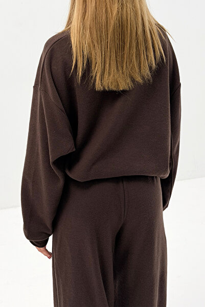 Narin Studios Selanik Acı Kahve Alt Üst Örgü Takim