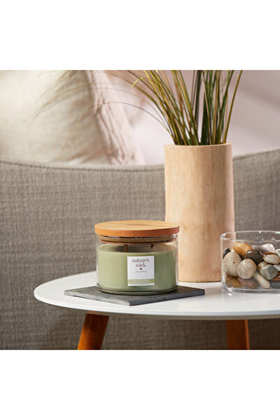 Nature's Wick Sage & White Pepper scented candle 433g with 3 wicks,