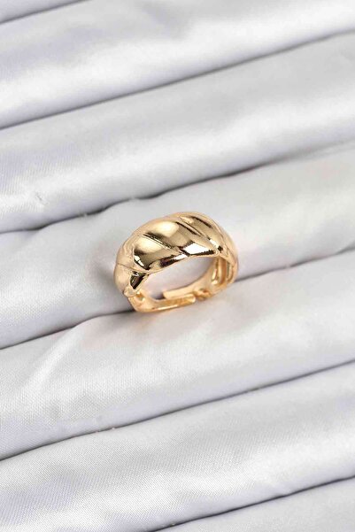 Skygo Gold Color Convex Spiral Ring - Tj-Byk3908