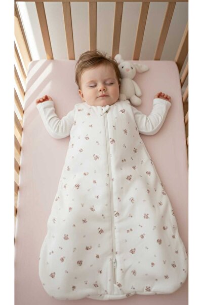 PAMUK HANIM Outlet Winter 3 Tog Bag Baby Girl - Boy Baby-Child Sleeping Bag Sleeveless Zippered /Cream
