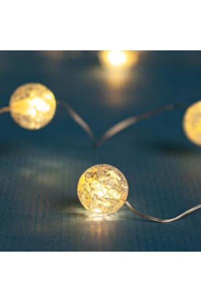 OEM Ghirlandă luminoasă cu 20 de becuri LED, globuri alimentate cu baterii, 2...