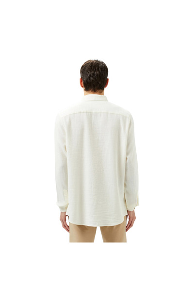 Lacoste Men's Slim Fit White Shirt Ch0434.70V