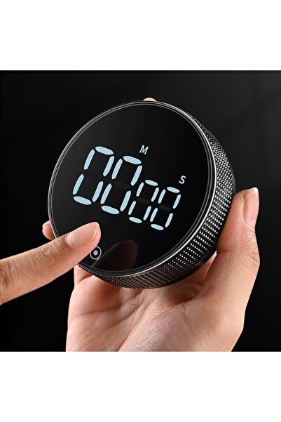 varioshop Ψηφιακός χρονοδιακόπτης LED με μαγνήτη, οθόνη LCD, μπαταρία AAA, μαύρο