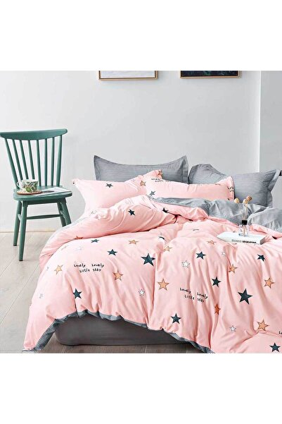 Patul Bed Linen, Satin Cotton, Sulphur, 2 Persons, Double Bed, 4 Pieces