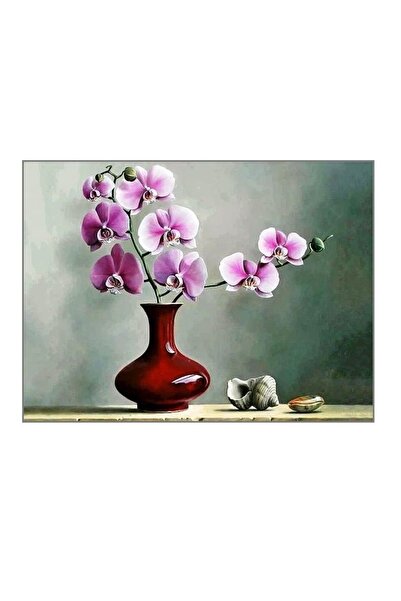 MATTELOT TOYS Set pictura pe numere Orhidee in vaza, Tablou 20 x 30 cm