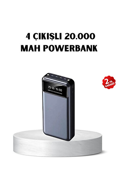 ASTRALTECH 20000 Mah Lı Led Fenerli Ve 4 Portlu