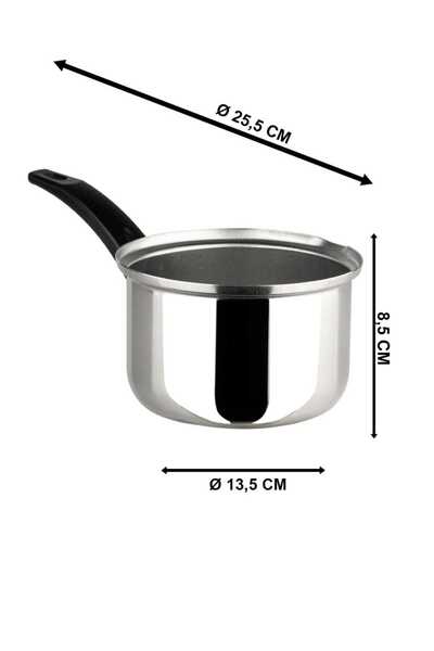 VENON Milk Jug-Sauce Bowl-Cheese Bowl 13X8 cm Dishwasher Safe, Lifetime 430 Stainless