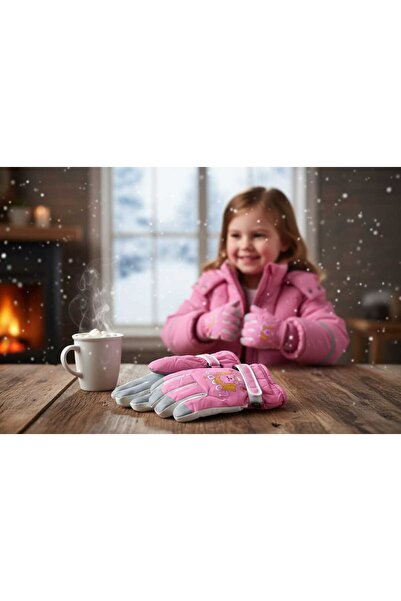 Aware Time Kitti 9-15 Years Old Girls' Snow Ski Gloves