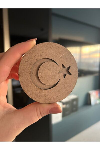 GenelTedarik Ay Yıldız Ahşap Boyama Etkinliği Anaokulu