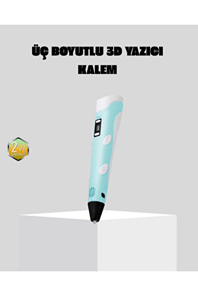 UCUZTEKNO 3D Kalem Ergonomik ve 1.75 mm Filament Destekli FDM Yazıcı Kalemi