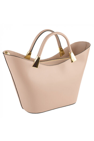 AZZURA Selena bag, 100% leather, nude - 8236