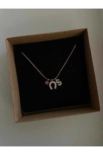 Arsaley Collection Harf Charm Çelik Kolye